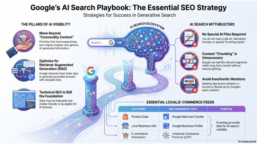 ai search playbook infographic